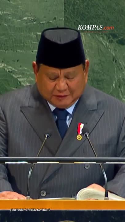 Detik-detik Mic Mati Saat Prabowo Pidato di PBB, Kemlu: Lebihi Batas Waktu