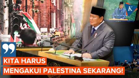 Suara Lantang Prabowo di PBB Ajak Dunia Segera Akui Negara Palestina