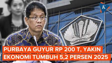 Setop Bicara Lalu Bergumam, Momen Menkeu Purbaya Hitung Ekonomi Tumbuh 5,2 Persen di Akhir 2025